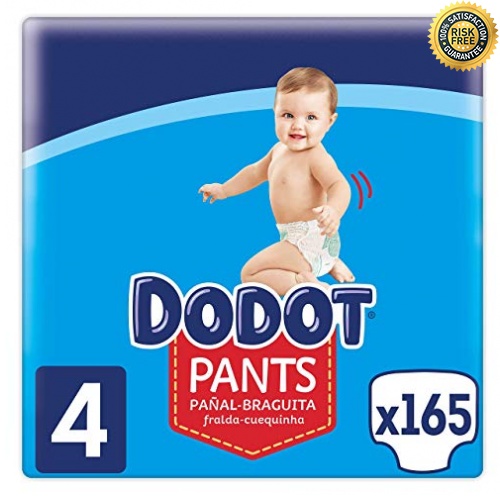 Dodot Pants Diaper - Briefs Size 4, 165 Diapers, 9 kg - 15 kg, Diaper - Br